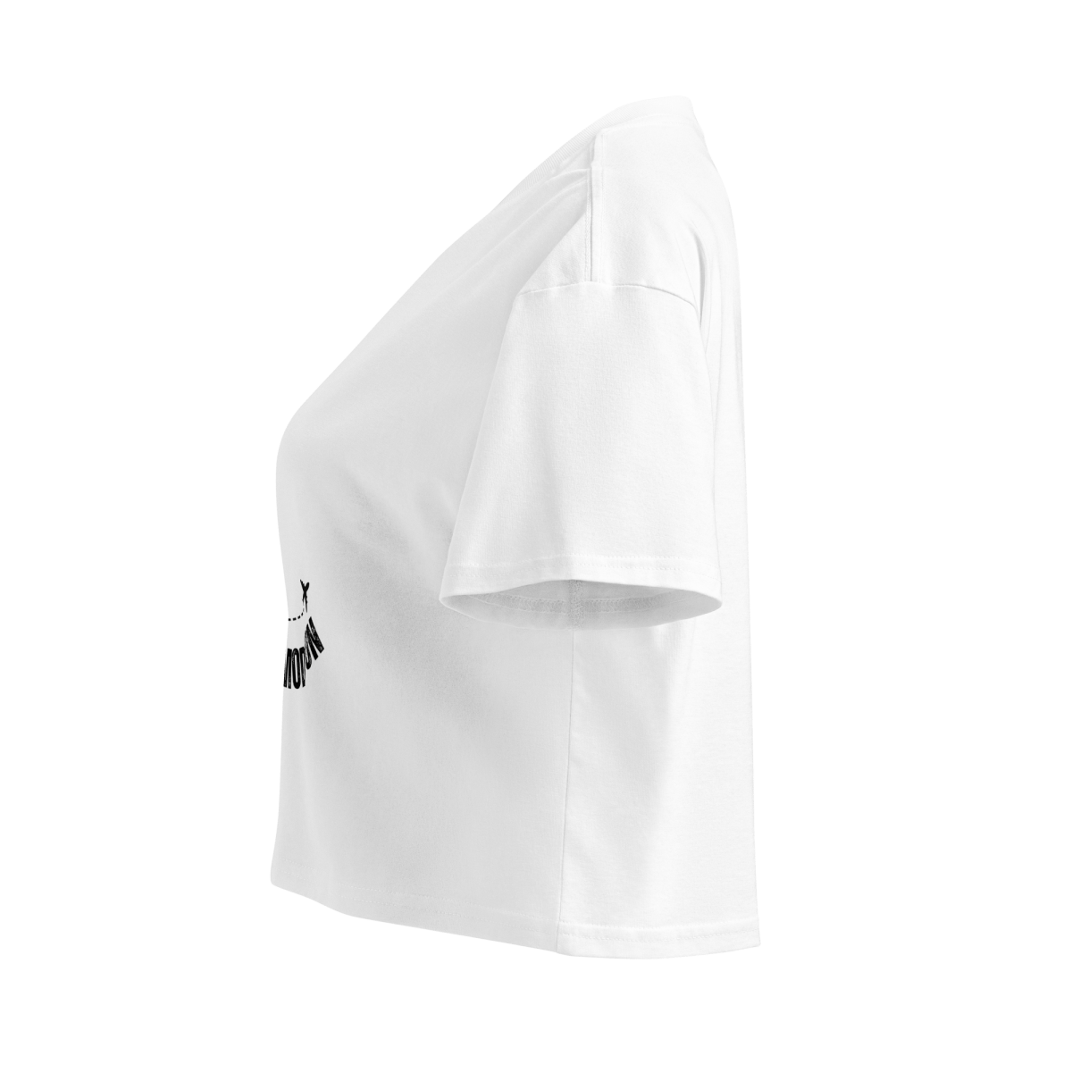 Flight Mode: ON - Women’s crop top - No Girlie Girls