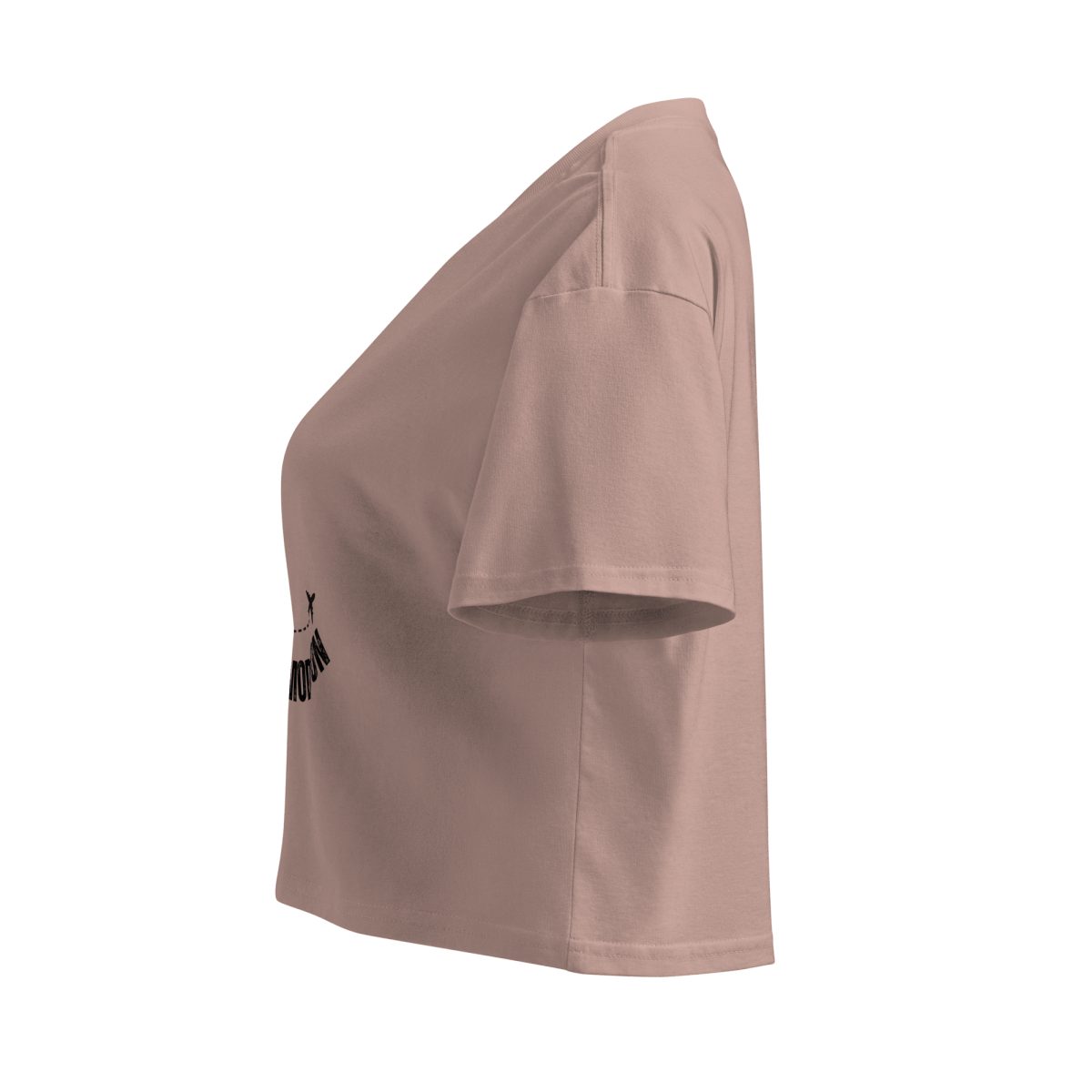 Flight Mode: ON - Women’s crop top - No Girlie Girls
