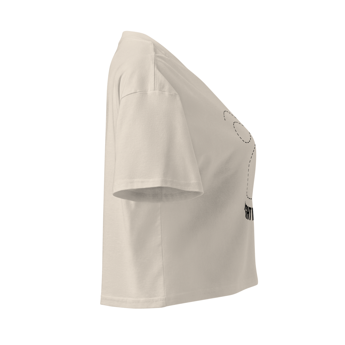 Flight Mode: ON - Women’s crop top - No Girlie Girls