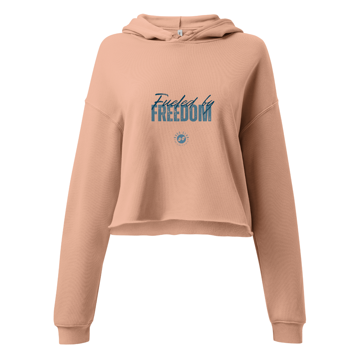 Fueled by Freedom - Crop Hoodie - No Girlie Girls