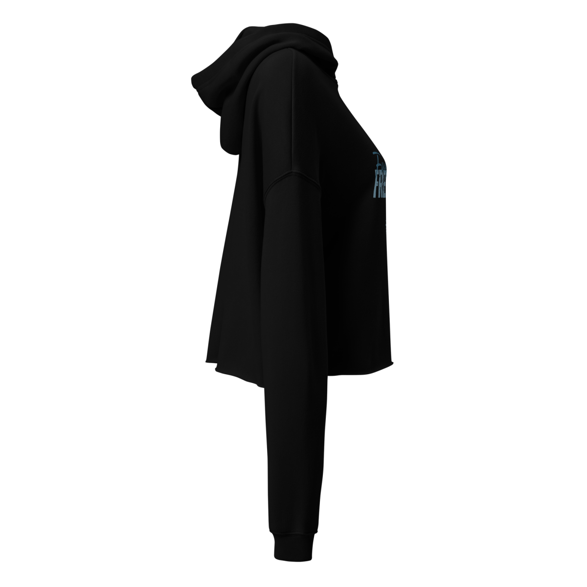 Fueled by Freedom - Crop Hoodie - No Girlie Girls