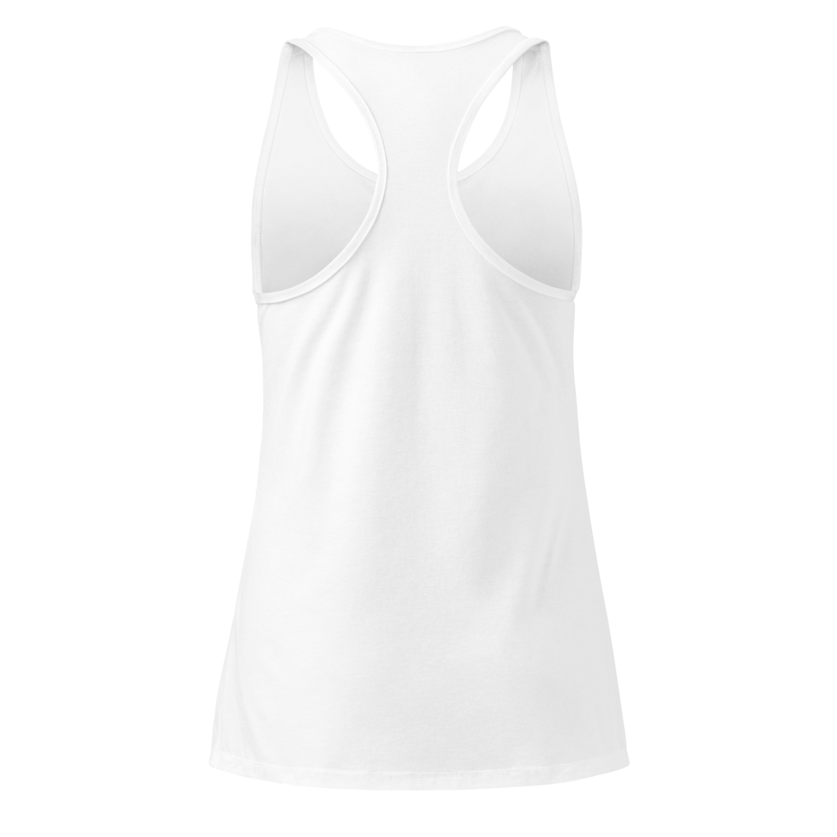 No Pink Just Power - Women’s fitted racerback tank top - No Girlie Girls