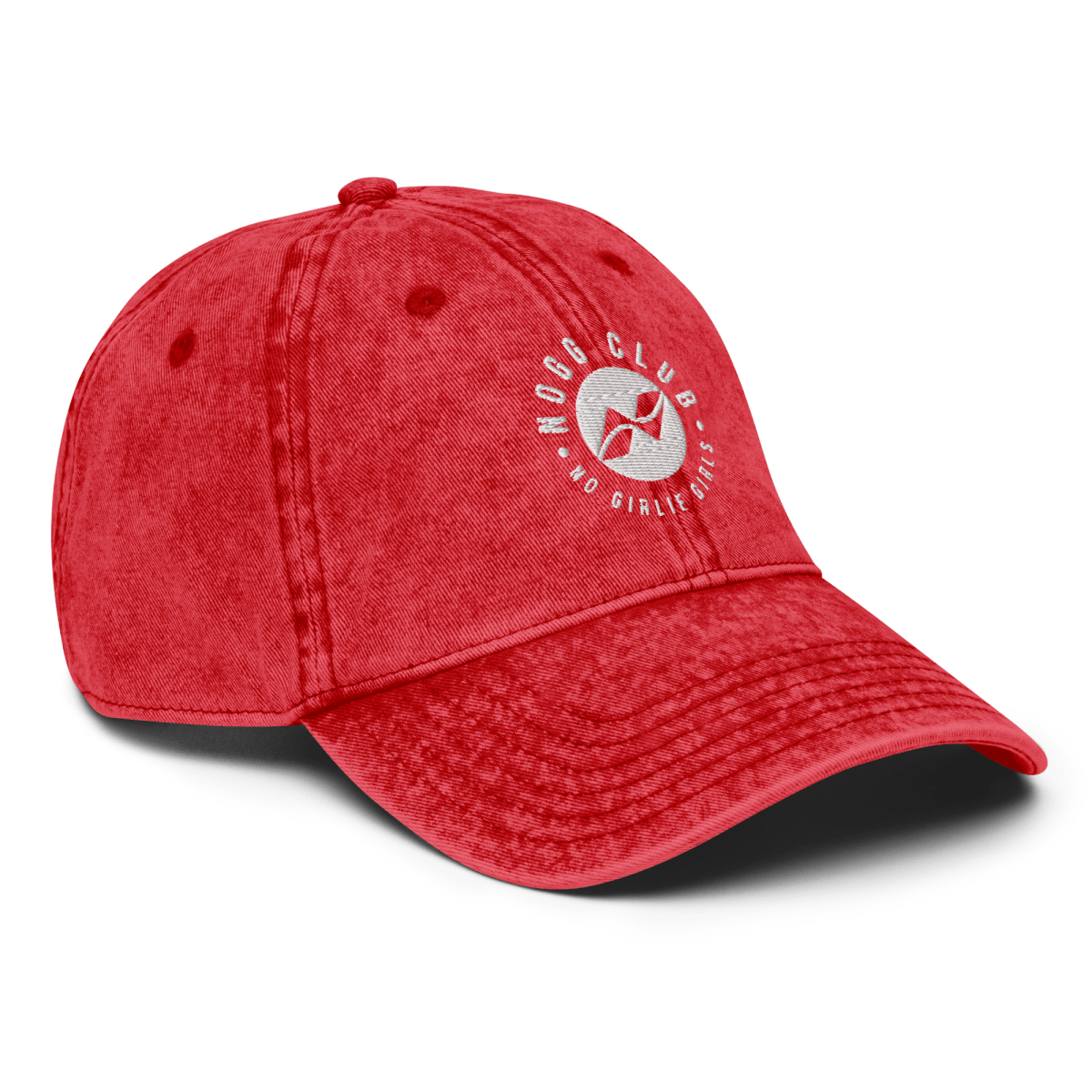 NOGG CLUB Vintage Cotton Twill Hat - No Girlie Girls