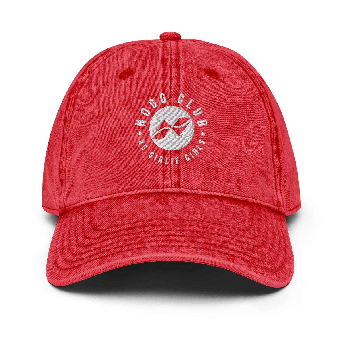NOGG CLUB Vintage Cotton Twill Hat - No Girlie Girls