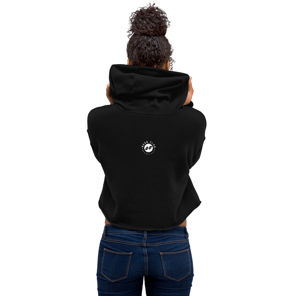 "Raised by Waves" Cropped Hoodie - No Girlie Girls