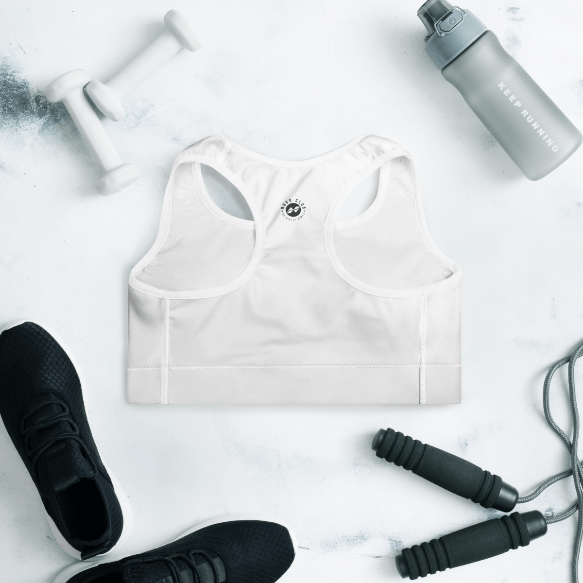 "Raised by Waves" Sports Bra - No Girlie Girls