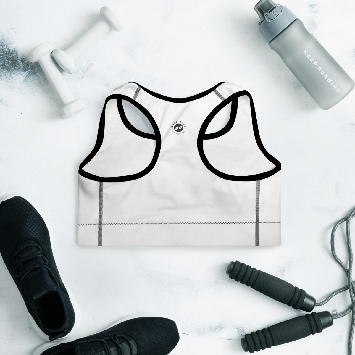 "Raised by Waves" Sports Bra - No Girlie Girls