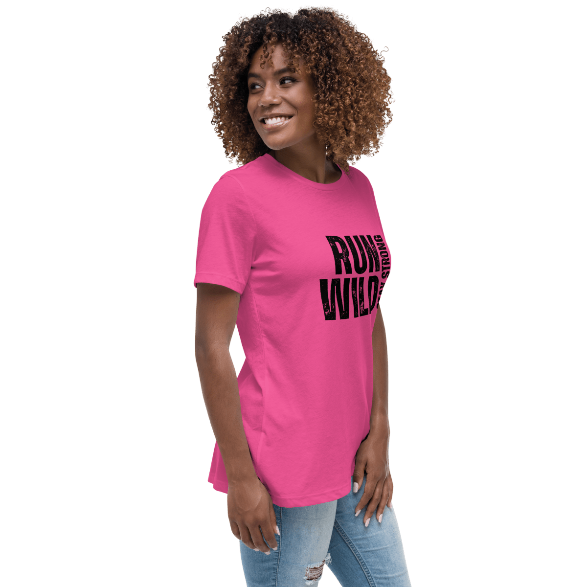 Run Wild. Stay Strong - Relax Tee - No Girlie Girls
