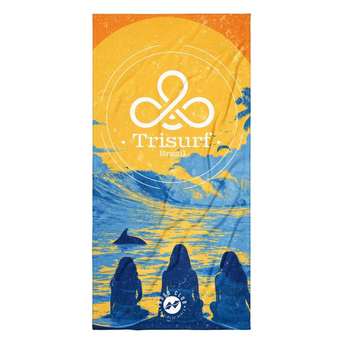Beach Towel - Trisurf Brazil - Dolphin - No Girlie Girls