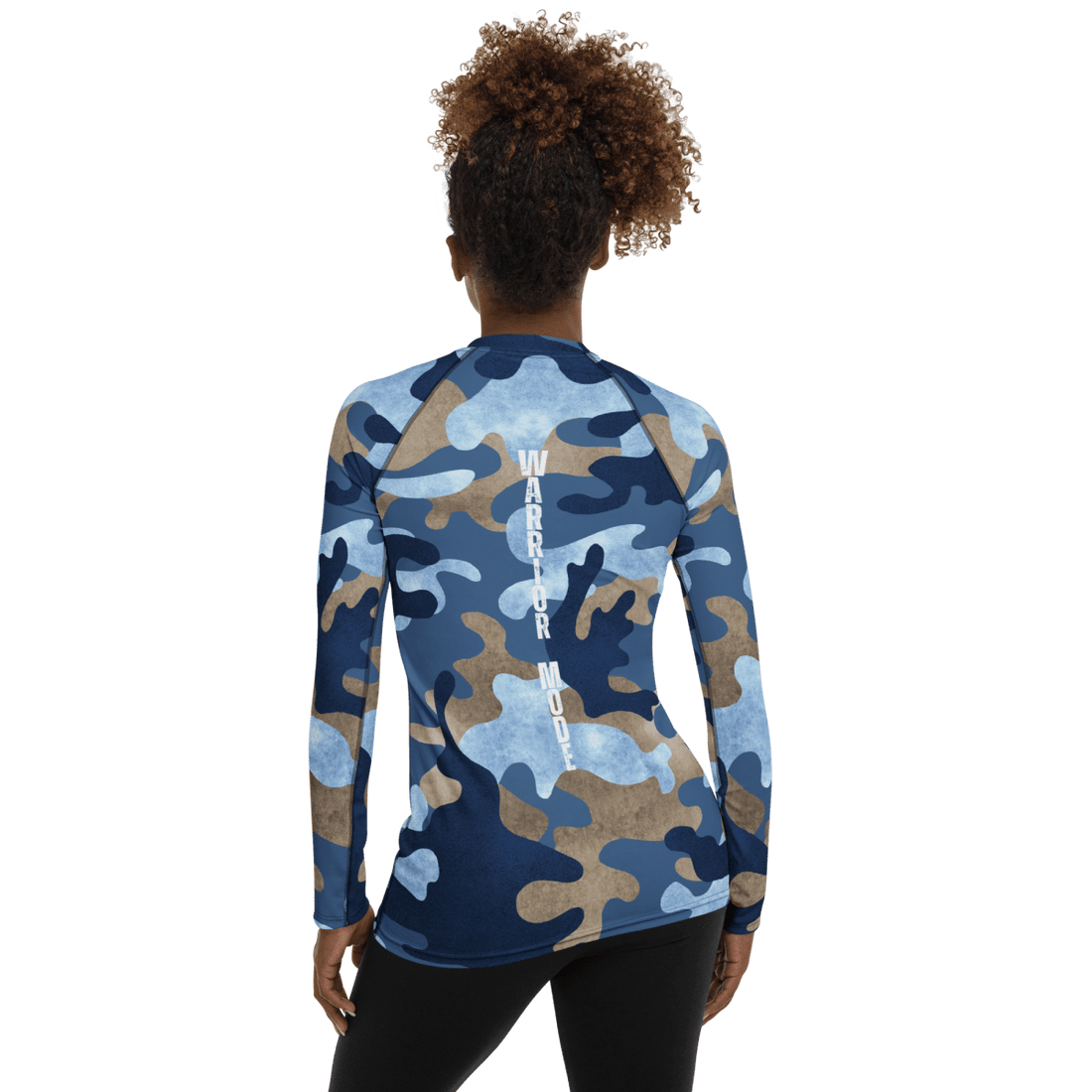 &quot;Camo Blue Warrior Mode&quot; - Women&