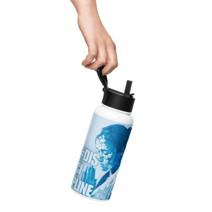 Discipline Edition - Stainless steel water bottle with a straw lid - No Girlie Girls