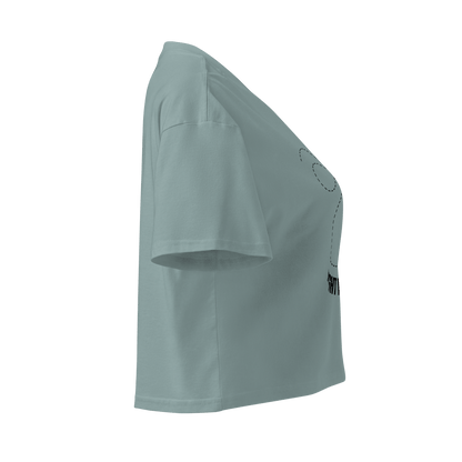 Flight Mode: ON - Women’s crop top - No Girlie Girls