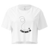 Flight Mode: ON - Women’s crop top - No Girlie Girls