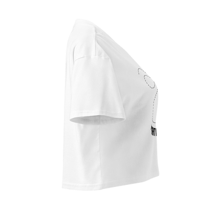 Flight Mode: ON - Women’s crop top - No Girlie Girls