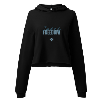 Fueled by Freedom - Crop Hoodie - No Girlie Girls