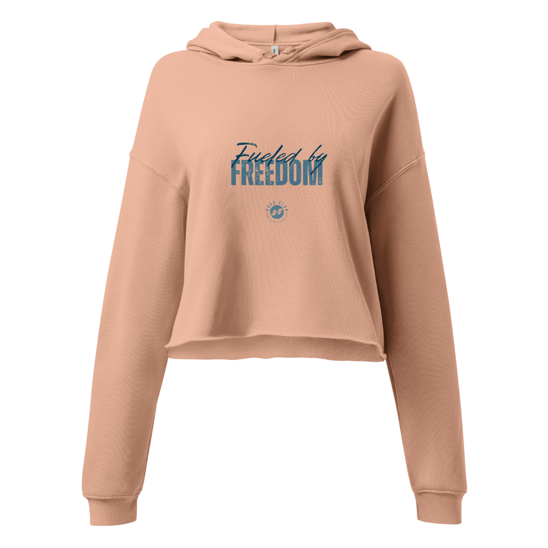 Fueled by Freedom - Crop Hoodie - No Girlie Girls
