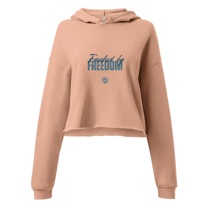Fueled by Freedom - Crop Hoodie - No Girlie Girls