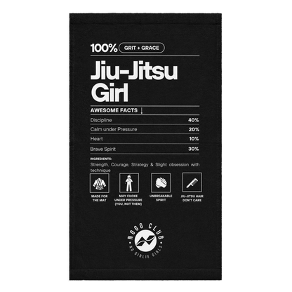 &quot;Jiu - Jitsu Girl&quot; - Training Hand towel - No Girlie Girls