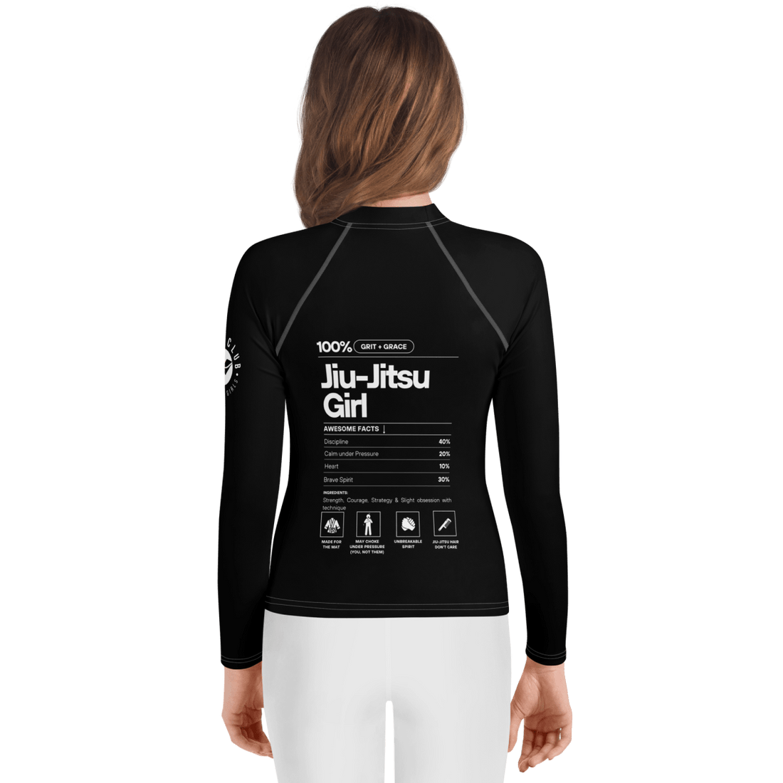 &quot;Jiu - Jitsu Girl&quot; - Youth Rash Guard - No Girlie Girls