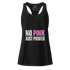 No Pink Just Power - Women’s fitted racerback tank top - No Girlie Girls