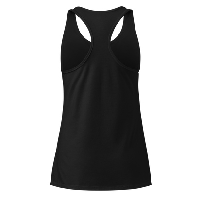 No Pink Just Power - Women’s fitted racerback tank top - No Girlie Girls