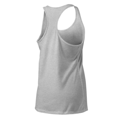 No Pink Just Power - Women’s fitted racerback tank top - No Girlie Girls