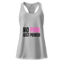 No Pink Just Power - Women’s fitted racerback tank top - No Girlie Girls