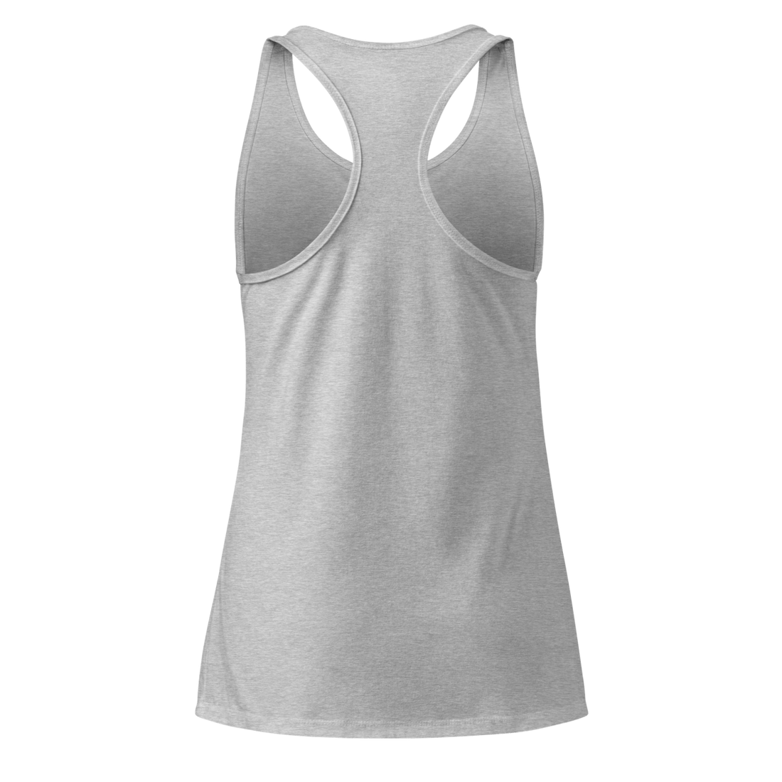 No Pink Just Power - Women’s fitted racerback tank top - No Girlie Girls