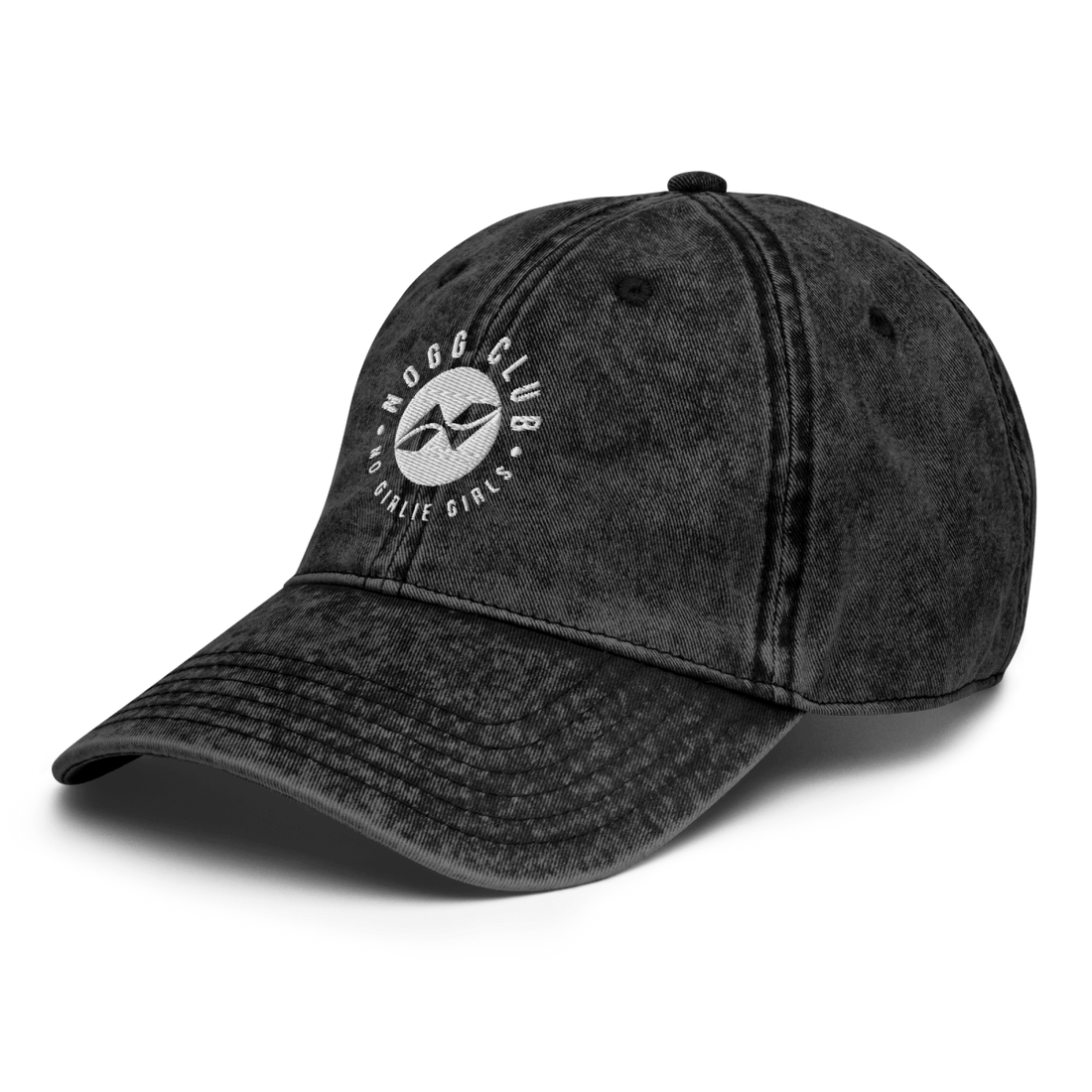 NOGG CLUB Vintage Cotton Twill Hat - No Girlie Girls