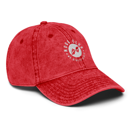 NOGG CLUB Vintage Cotton Twill Hat - No Girlie Girls
