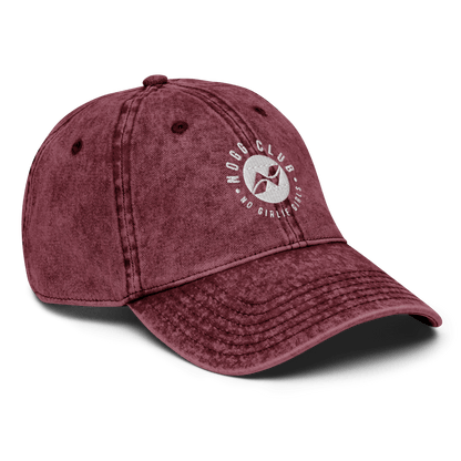 NOGG CLUB Vintage Cotton Twill Hat - No Girlie Girls