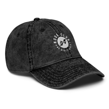 NOGG CLUB Vintage Cotton Twill Hat - No Girlie Girls