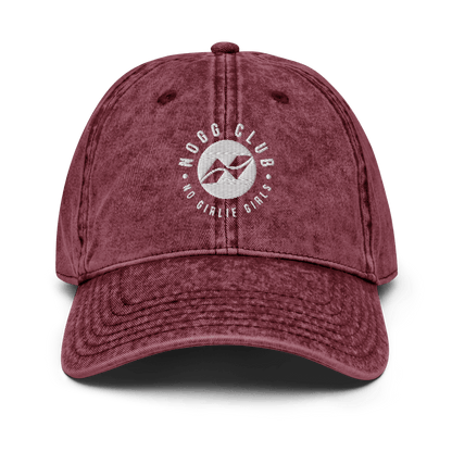 NOGG CLUB Vintage Cotton Twill Hat - No Girlie Girls