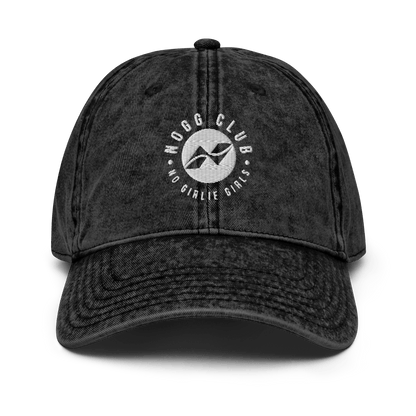 NOGG CLUB Vintage Cotton Twill Hat - No Girlie Girls