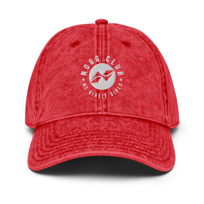 NOGG CLUB Vintage Cotton Twill Hat - No Girlie Girls