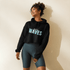 "Raised by Waves" Cropped Hoodie - No Girlie Girls