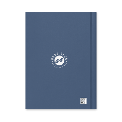 &quot;Raised by Waves&quot; Hardcover Journal - No Girlie Girls