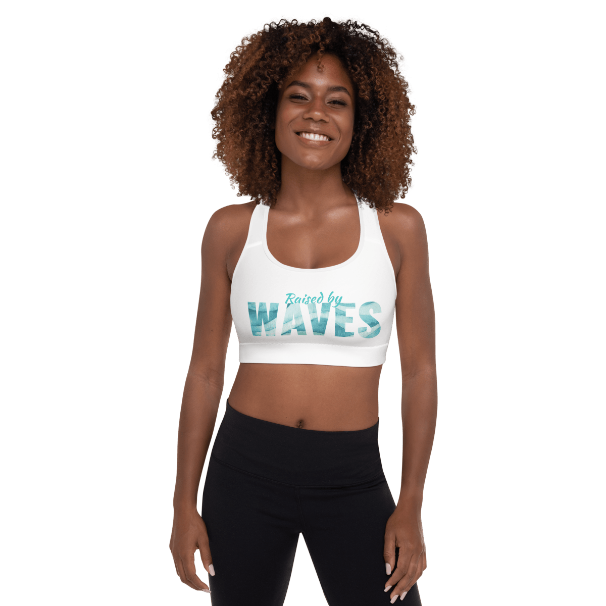 &quot;Raised by Waves&quot; Sports Bra - No Girlie Girls