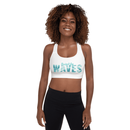 &quot;Raised by Waves&quot; Sports Bra - No Girlie Girls