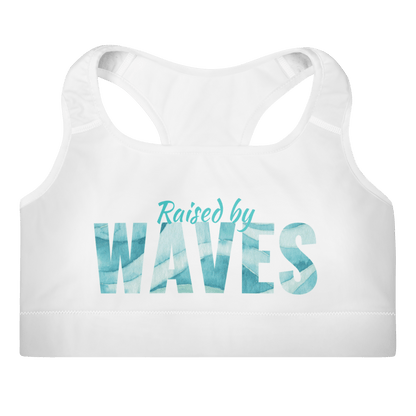 &quot;Raised by Waves&quot; Sports Bra - No Girlie Girls