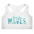 "Raised by Waves" Sports Bra - No Girlie Girls