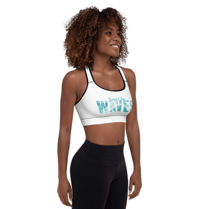 &quot;Raised by Waves&quot; Sports Bra - No Girlie Girls