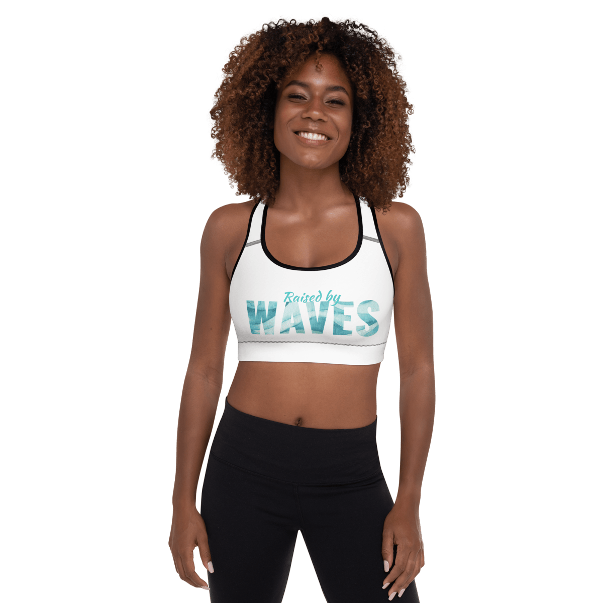 &quot;Raised by Waves&quot; Sports Bra - No Girlie Girls
