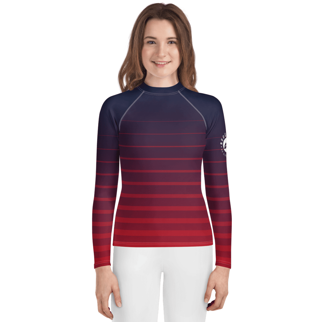 &quot;Red &amp; Blue NOGG&quot; - Youth Rash Guard - No Girlie Girls