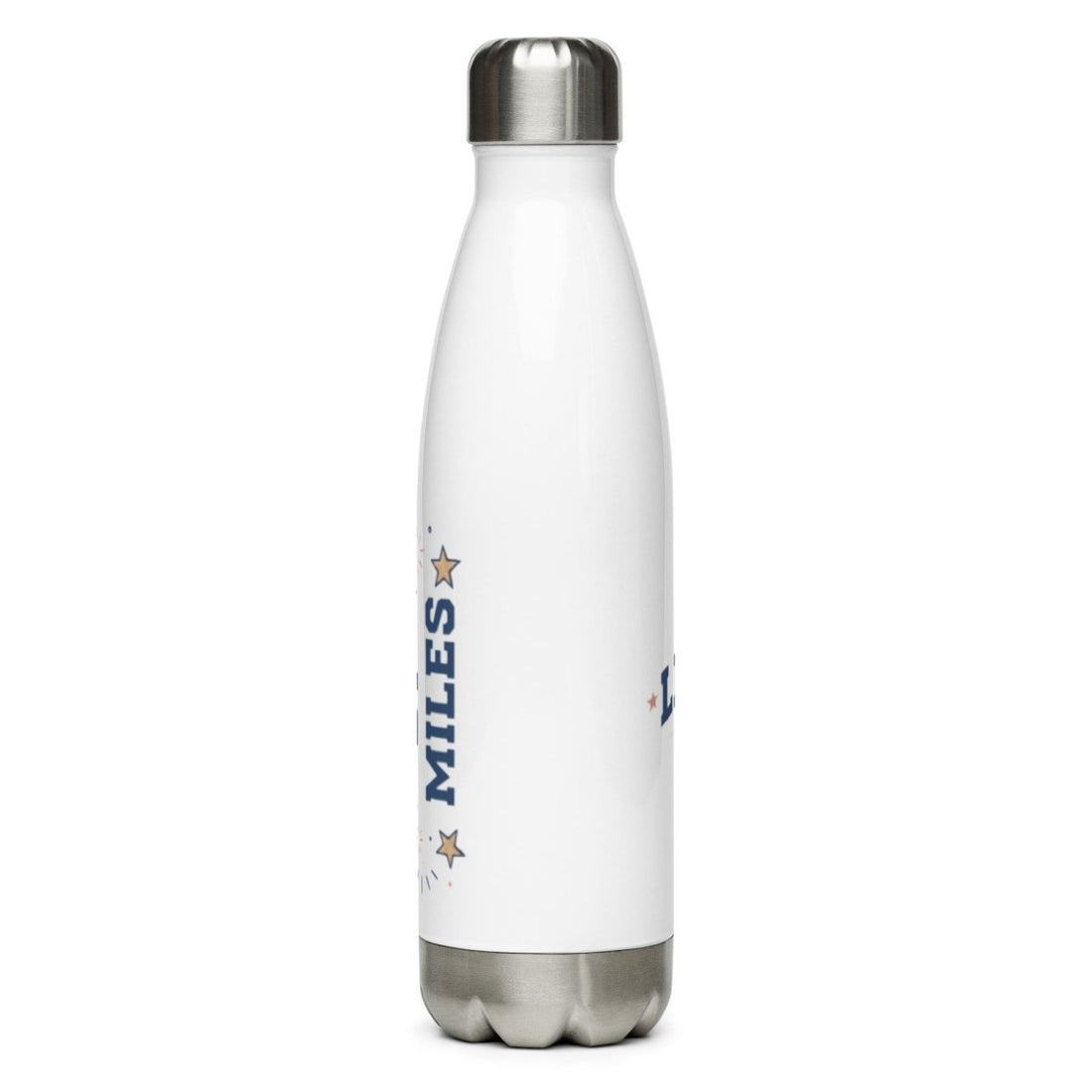 Stainless steel water bottle - Lola Jones- Built by Miles - No Girlie Girls