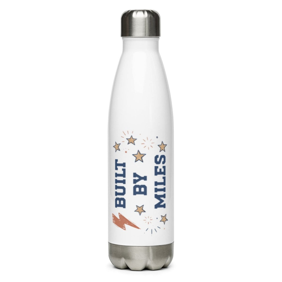 Stainless steel water bottle - Lola Jones- Built by Miles - No Girlie Girls